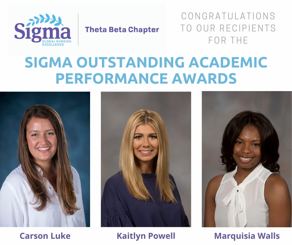 Theta Beta Outstanding Academic Awards
